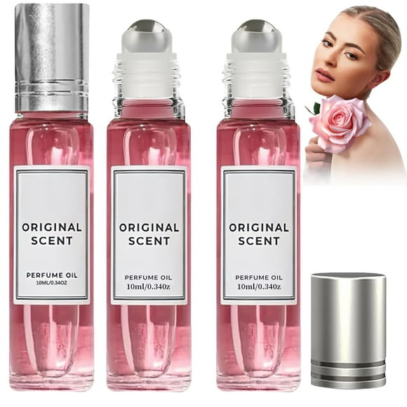 AUJ Perfume con Feromonas para Mujeres 3 Piezas 10 ml Roll-On