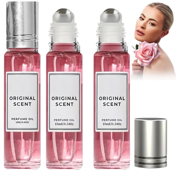 AUJ Perfume con Feromonas para Mujeres 3 Piezas 10 ml Roll-On