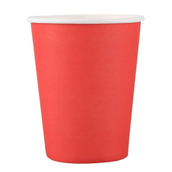 20 Paper Cups (9oz) - Plain Solid Colours Birthday Catering