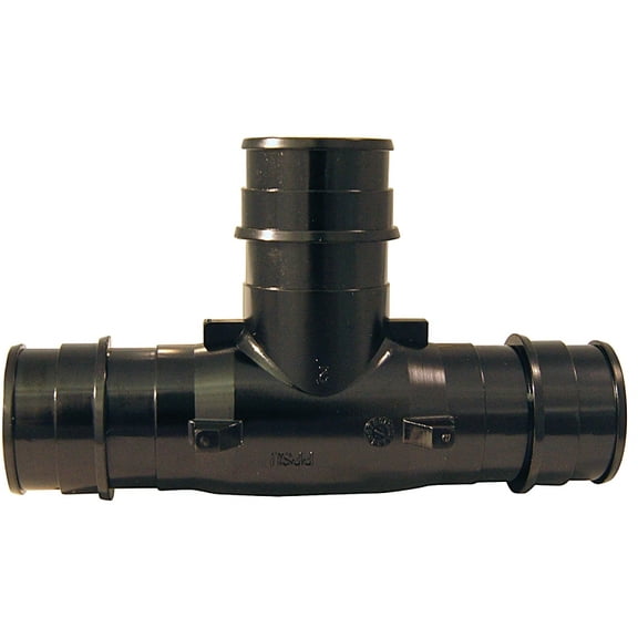 Apollo Pipe Tee Barb Poly Pipe Fitting - 3/4 In, Poly Alloy, 200 Psi