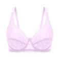thumbnail image 4 of Levmjia Women Lace Bra Plus Size No Underwire Sexy Push Up Comfortable Breathable Underwear for Everyday Wear Yoga Sports Multi Color Options, 4 of 4