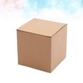 thumbnail image 4 of MasteelfCA 10pcs Kraft Paper Packing Box Delicate Storage Case Gift Packaging Tote Bags Durable Express Package Box (10x10x10cm), 4 of 7