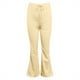 thumbnail image 3 of Pantalones de chándal ajustados de mujer, de color liso y cintura alta, con pierna ancha y diseño con lazo delantero. Pantalones informales, para estar por casa o para la playa., 3 of 3