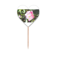 thumbnail image 1 of Summer Lake hoja de loto Etiqueta del corazón de la bandera del palillo de dientes, 1 of 3