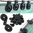 thumbnail image 1 of Paquete de 100 agarres de bloqueo resistentes para tela de sombra, nueva abrazadera de plástico para fijación de tela de sombra, Clips para lona Premium Fen, 1 of 4