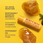 Burts Bees 100% Natural Origin Moisturizing Lip Balm, Original Beeswax, 2 Tubes