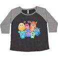 thumbnail image 3 of Inktastic Halloween Monsters Women's Plus Size T-Shirt, 3 of 5