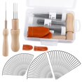 thumbnail image 1 of Kit de agujas para fieltrado de lana Mayboos de 74 piezas con 3 tamaños, 1 of 7