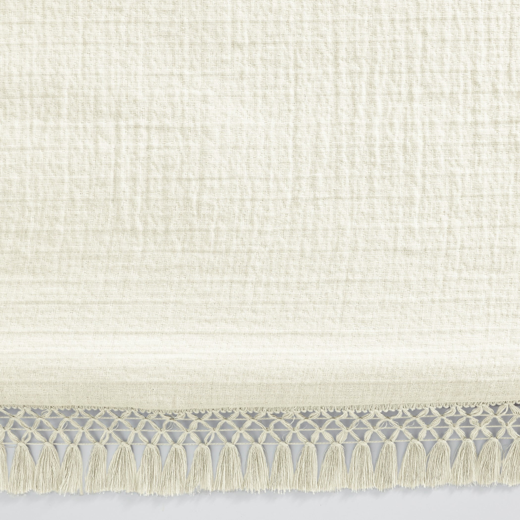 BHG Solid Color Vanilla Dream Textured Matelassé Full/Queen Duvet Cover Set, No Fill