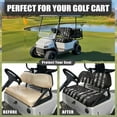 thumbnail image 5 of POLERO Golf Cart Seat Covers Universal Fit for Club Car Precedent Ordinary Seat Cushion, Grey American Flag Camo Fashion Golf Cart Decorations Soft and Comfortable, Breathable & Easy to Clean, 5 of 8
