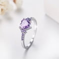 thumbnail image 4 of En forma de anillo de diamantes de imitación del anillo del corazón elegante anillo de diamantes de imitación de las mujeres de moda completa Zircon anillos para mujeres Tamaño 6 10, 4 of 7