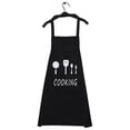 thumbnail image 5 of Delantal de Cocina de 2 Piezas Hombres Mujeres Delantal de Cocina Profesional Chef Adulto Impermeable a Prueba de Manchas, con Bolsillos y Lana Coral Absorbente, Delantal de Cocina de Chef p, 5 of 5