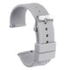 thumbnail image 1 of Correa de reloj de silicona Uxcell de 24 mm, correa de reloj de goma con hebilla de acero inoxidable electrochapado para hombres y mujeres, gris claro, 1 of 7