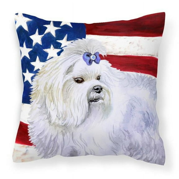 Maltese Patriotic Fabric Decorative Pillow