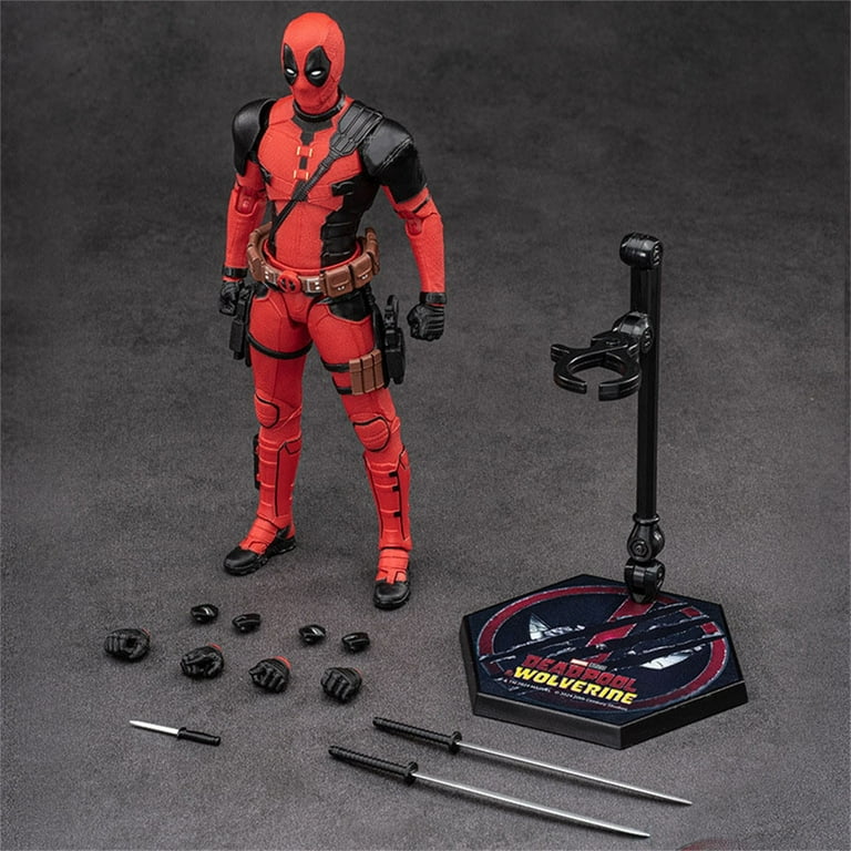 KEVCHE 7.87 Deadpool Action Figure Toys Cool Deadpool and Wolverine Action Figures Undead Deadpool Toy Deadpool Figure Birthday Halloween Gift for