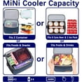 thumbnail image 4 of HotAdsFW Insulated Cooler Bag 6/24 Can Collapsible Leakproof Soft Sided Cooler for Car, Lunch Box for Men Work, 4 of 7
