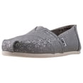 thumbnail image 2 of Toms 10010795: Classic Womens Drizzle Grey/Foil Peace Sign Sneakers (8 B(M) US Women), 2 of 5