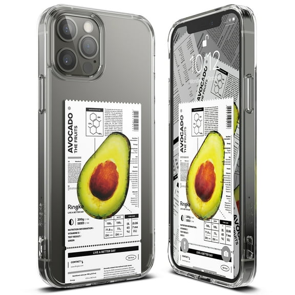 Ringke Fusion Design Case Compatible with iPhone 12 Pro Max, Designed Bumper Protection - Avocado