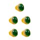 thumbnail image 1 of Qarigey Anillo de calcedonia verde de moda y ajustable - Evil Spirits At Bay Anillos redimensionables oro Type2 NO2, 1 of 6