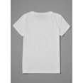 thumbnail image 3 of Camiseta de verano de manga corta con estampado de letras de Cupido para San Valentín, informal, moderna, con cuello redondo, para mujer, para adultos, hombres, mujeres, adolescentes, jóvenes., 3 of 6