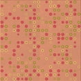 thumbnail image 1 of Ahgly Company Machine Washable Indoor Square Transitional Bright Orange Area Rugs, 4' Square, 1 of 7