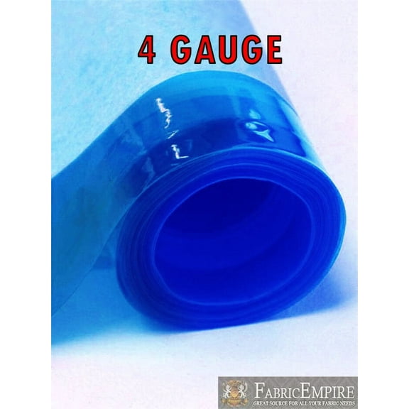 4 Gauge ROYAL BLUE Tinted Plastic Vinyl Fabric 48" Wide Sold By The Yard