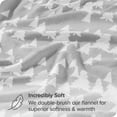 thumbnail image 2 of Bare Home Ensemble de Draps en Flanelle - 100 % Coton - Poche Profonde - Très Grand Simple, Arbres d'Hiver, 3 Pcs, 2 of 4