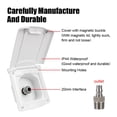 thumbnail image 4 of Gravité Eau Fraîche Remplir Trappe Accessoires pour VR pour Bateau VR Campeur Remorque Filtre d'Entrée Verrouillable Blanc Accessoires de Caravane, Outil pour VR, 4 of 7