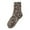Coffee, variant on Women's Stockings ABS Stopper Wool Winter Socks With Inner Cloth Norwegian Unisex Sky Blue One Size