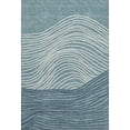 thumbnail image 2 of Addison Rugs Mayfield Premium Machine Washable Transitional Stripes Teal Rectangle Rug, 10' x 14', 2 of 6