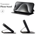 thumbnail image 4 of For Iphone 16 Plus Magnetic Armor Series Rfid Card Slots Leather Phone,iPhone 16, 4 of 8