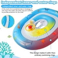 thumbnail image 6 of Qoosea Pool Floats Baby Inflatable Swimming Float with Detachable Sun Canopy, Summer Gift for Baby, 6 of 9