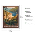 thumbnail image 2 of The Italian Riviera - Portofino Italy - Vintage Travel Poster by Mario Borgoni c.1920 - Fine Art Matte Paper Print (Unframed) 24x32in, 2 of 4