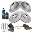 thumbnail image 2 of TRQ Front & Rear Ceramic Brake Pad & Coated Rotor Kit w/Chemicals for Sedona BKA24968, 2 of 6