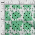 thumbnail image 2 of oneOone Cotton Jersey Green Fabric Polka Sewing Fabric By The Yard Printed Diy Clothing Sewing Supplies 58 Inch Wide, 2 of 6