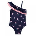 thumbnail image 3 of Xinhuaya Kids Girl One Piece Swimsuits Floral Ruffle Beach Swimwear Child Bikini Bathing Suit, 3 of 5