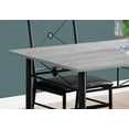 thumbnail image 2 of DINING SET - 5PCS SET / GREY / BLACK METAL, 2 of 3
