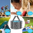 thumbnail image 2 of Cubo plegable para remojar los pies, bañera portátil de viaje para pies, Spa plegable para pies, lavabo para remojar, contenedor de agua para acampar y Picnic, 2 of 7