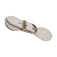 thumbnail image 1 of ZLight Sew on Leather Tab Buckles Fastener DIY Closure Bag Replacement Burgundy Beige, 1 of 6