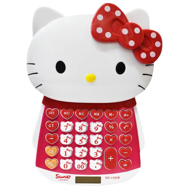 Calculadora Importacion Hello Kitty Rojo