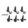 thumbnail image 2 of 6x Tuning Keys Pegs Classical Durable Guitar Machine Heads Knobs Metal Locking for Electric Guitars Folk Guitars Repair Part Accessories 3 Left3 Right, 2 of 8
