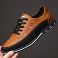 thumbnail image 3 of Men's Plus Size Casual Walking Shoes Lightweight Comfort Sneakers Flexible Lace-Up Outdoor Everyday Footwear, 3 of 9