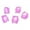 Pink, variant on TIELUTT Party Decorative LED Ice Cubes Light MultiColor Liquid Sensor Bar Party Ice Cubes Stones Ice Trays Silicone Kitchen Tray Ice Storage Trays for Freezer Crushed Ice Tray
