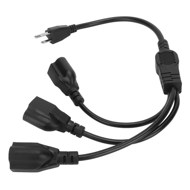 Prong Indoor Power Strip,1 to 3 Outlet Power Extension Cord Splitter Power Cord Splitter Cable