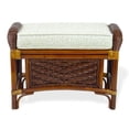 thumbnail image 5 of SK New Interiors Alexa Living Armchair w/Ottoman Dark Walnut Color Natural Rattan Wicker Handmade Design with Cushion, 5 of 13