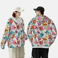 thumbnail image 6 of Easygdp Skulls and Roses Lightweight Long Sleeve Sun Shirt Sports long-Sleeved Sun Protective Clothing, Quick Drying Breathable - Medium, 6 of 9