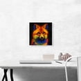 thumbnail image 2 of ARTCANVAS Red Fox Animal Canvas Art Print - Size: 12" x 12" (1.50" Deep), 2 of 9