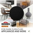 thumbnail image 3 of X-Protector Felt Furniture Pads - 357 Pcs Black - Felt Pads for Furniture Feet - Protect Hard Floors, 3 of 7