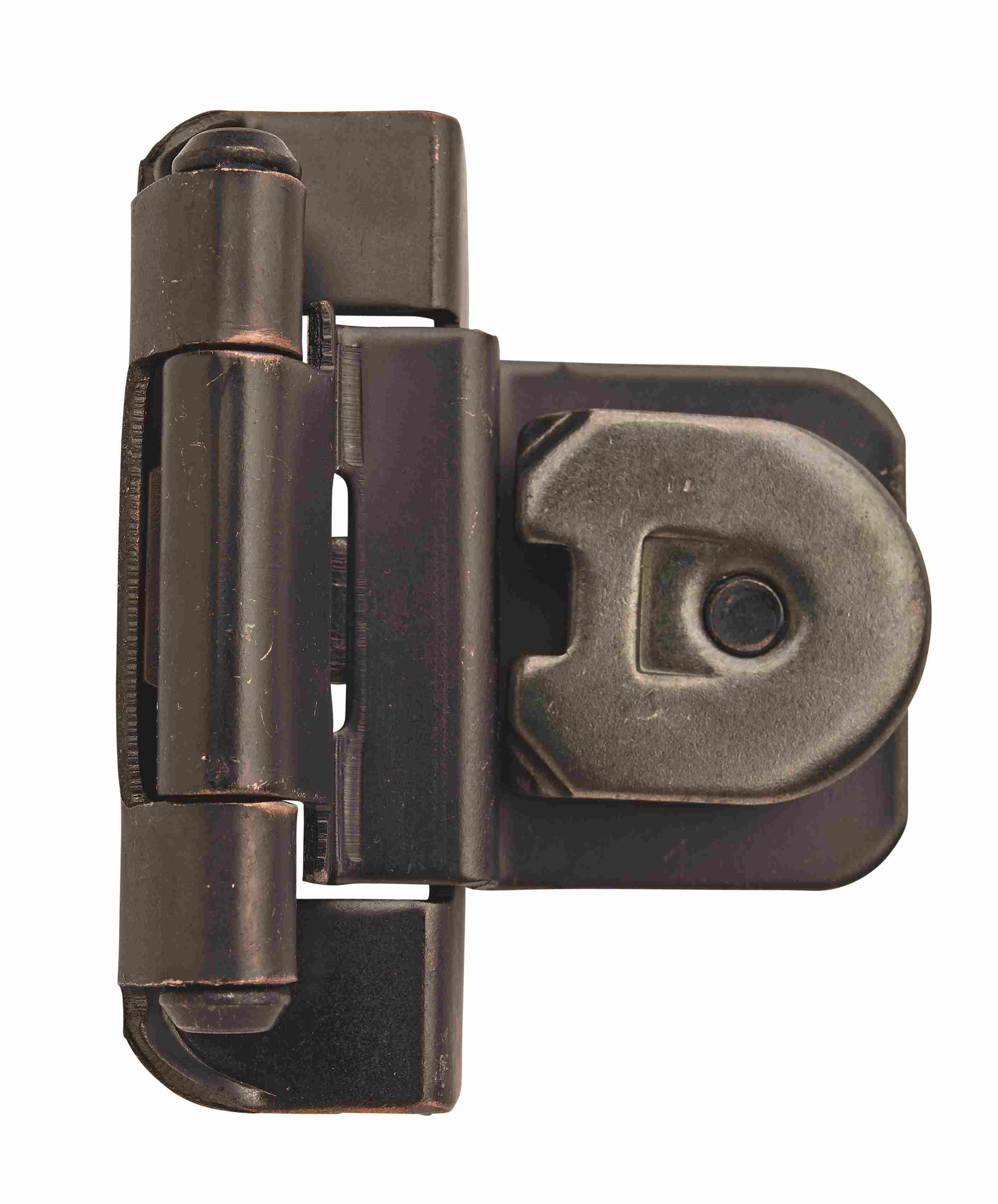 3/8in (10 mm) Inset Double Demountable OilRubbed Bronze Hinge 2 Pack