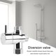 thumbnail image 4 of Válvula de desvío Wdftyju para grifo cabezal de ducha antiarañazos accesorios de baño, 4 of 6
